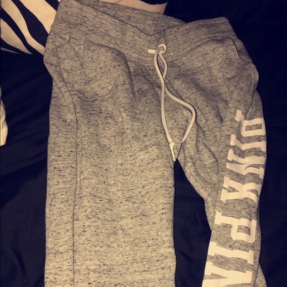 Victoria secrets pink sweatpants (XS) - Picture 2 of 3